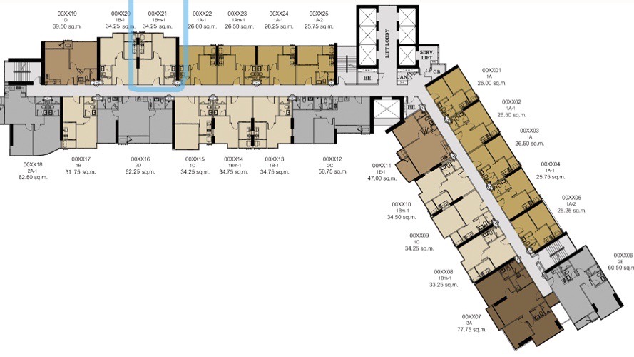 The Line Jatujak - Mo Chit / 1 Bedroom (FOR SALE), เดอะ ไลน์ จตุจักร - หมอชิต / 1 ห้องนอน (ขาย) PLOYW077