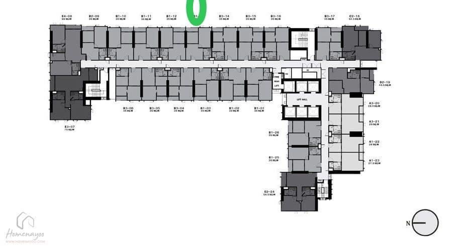 Life Ladprao / 1 Bedroom (FOR SALE), ไลฟ์ ลาดพร้าว / 1 ห้องนอน (ขาย) MEAW109