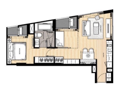 Liv@49 / 1 Bedroom (RENT), ลิฟ แอท 49 / 1 ห้องนอน (เช่า) HL1007