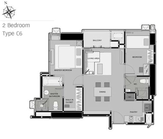 Rhythm Phahol - Ari / 2 Bedrooms (SALE WITH TENANT), ริธึ่ม พหล - อารีย์ / 2 ห้องนอน (ขายพร้อมผู้เช่า) PLOYW171