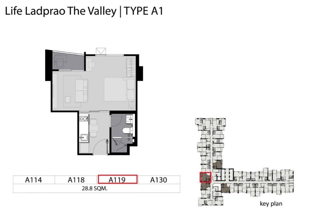 Life Ladprao Valley / Studio (FOR SALE), ไลฟ์ ลาดพร้าว วัลเล่ย์ / ห้องสตูดิโอ (ขาย) MEAW028