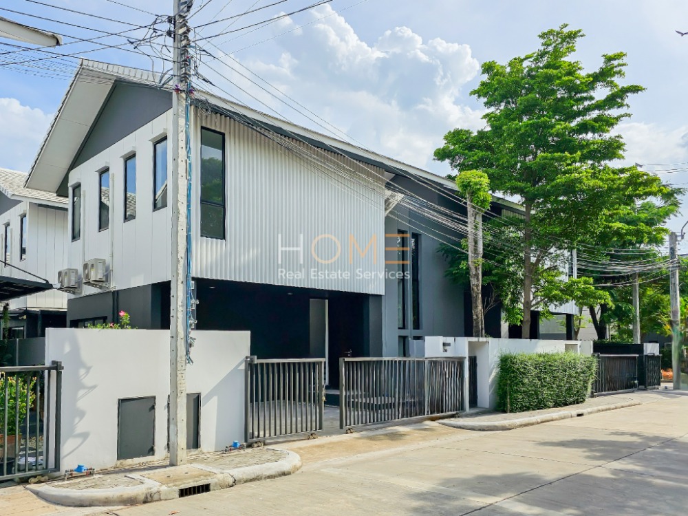 บ้านแฝด โซนหน้าโครงการ ✨ โนเบิล เกเบิล วัชรพล / 3 ห้องนอน (ขาย), Noble Gable Watcharapol / Semi-Detached House 3 Bedrooms (FOR SALE) TAN466