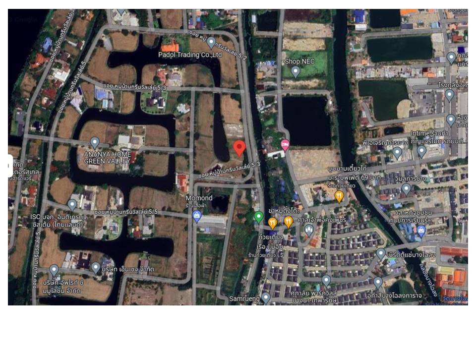 ที่ดิน หมู่บ้านกรีนวัลเลย์ / 272 ตารางวา (ขาย), Land Green Valley Village / 1,088 Square Metre (FOR SALE) CJ285