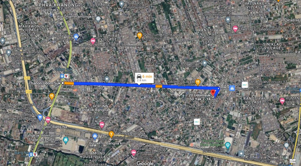 ที่ดิน อุดมสุข ซอย 48 / 139 ตารางวา (ขาย), Land Udomsuk Soi 48 / 556 Square Metre (FOR SALE) PUY241