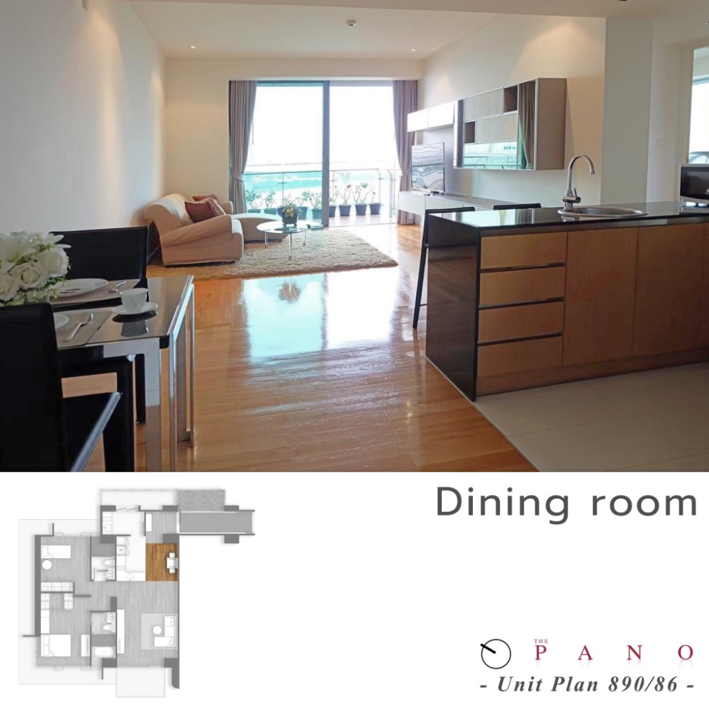 The Pano Rama 3 / 2 Bedrooms (SALE), เดอะ พาโน พระราม 3 / 2 ห้องนอน (ขาย) NUT936