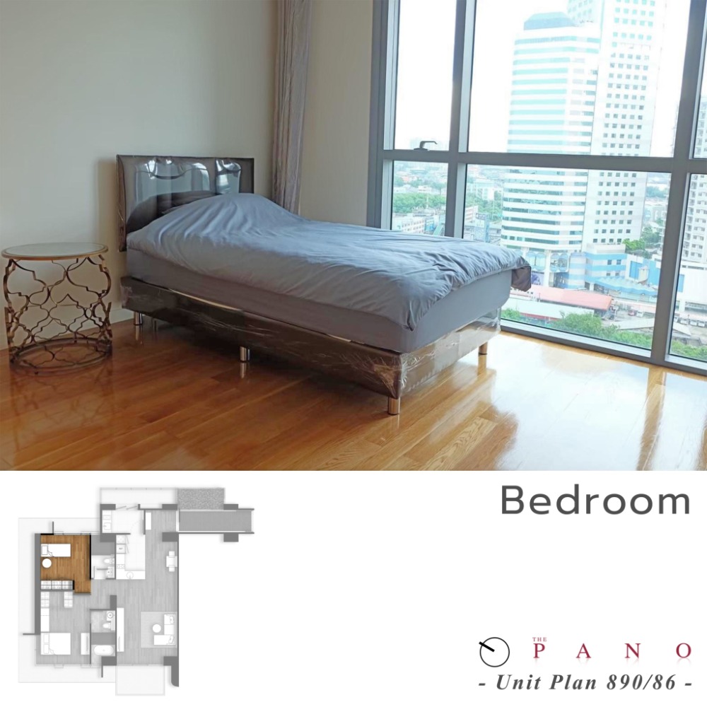 The Pano Rama 3 / 2 Bedrooms (SALE), เดอะ พาโน พระราม 3 / 2 ห้องนอน (ขาย) NUT936