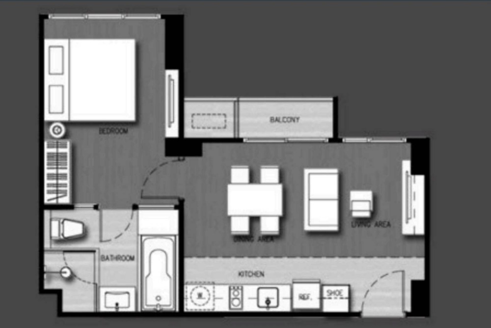 Via Botani Sukhumvit 47 / 1 Bedroom (FOR SALE), เวีย โบทานี สุขุมวิท 47 / 1 ห้องนอน (ขาย) HL696