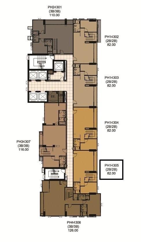 C Ekkamai / Duplex 2 Bedrooms (SALE WITH TENANT), ซี เอกมัย / ดูเพล็กซ์ 2 ห้องนอน (ขายพร้อมผู้เช่า) HL1555