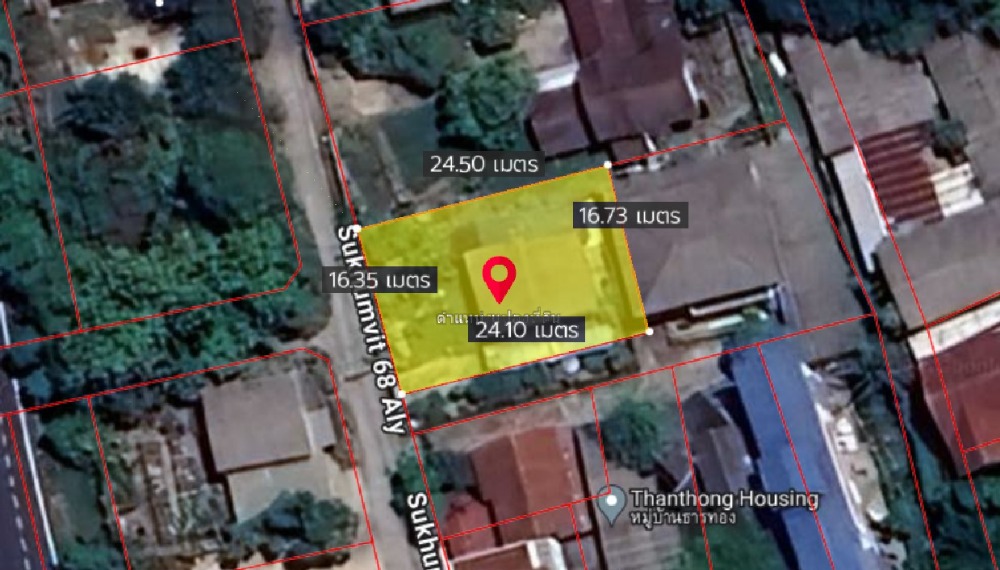 ที่ดินและสิ่งปลูกสร้าง ซอยสุขุมวิท 68 / 100 ตารางวา (ขาย), Land with Building Soi Sukhumvit 68 / 400 Square Metre (FOR SALE) PUY307