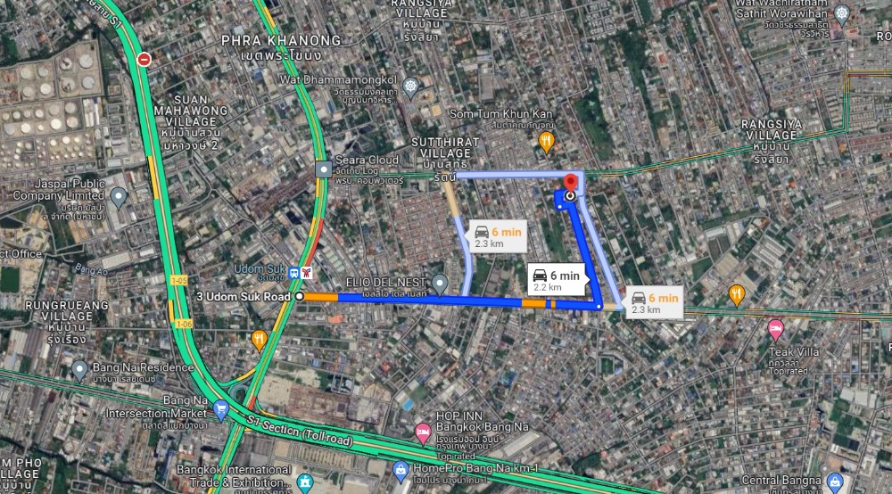 ที่ดินพร้อมสิ่งปลูกสร้าง ซอย อุดมสุข 29 / 709 ตารางวา (ขาย), Land with Building Soi Udomsuk 29 / 2,836 Square Metre (FOR SALE) PUY302