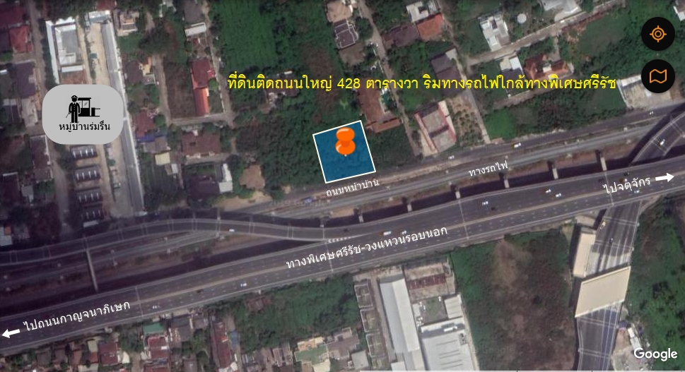 ที่ดิน เรียบทางรถไฟ ตลิ่งชัน / (ขาย), Land along the railroad, Taling Chan / (SALE) Q019