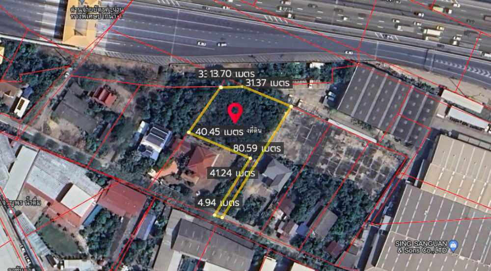 ที่ดิน ซอยบางด้วน 9 สำโรง / 1 ไร่ 71 ตารางวา (ขาย), Land Soi Bang Duan 9 Samrong / 1,884 Square Metre (FOR SALE) PALM786