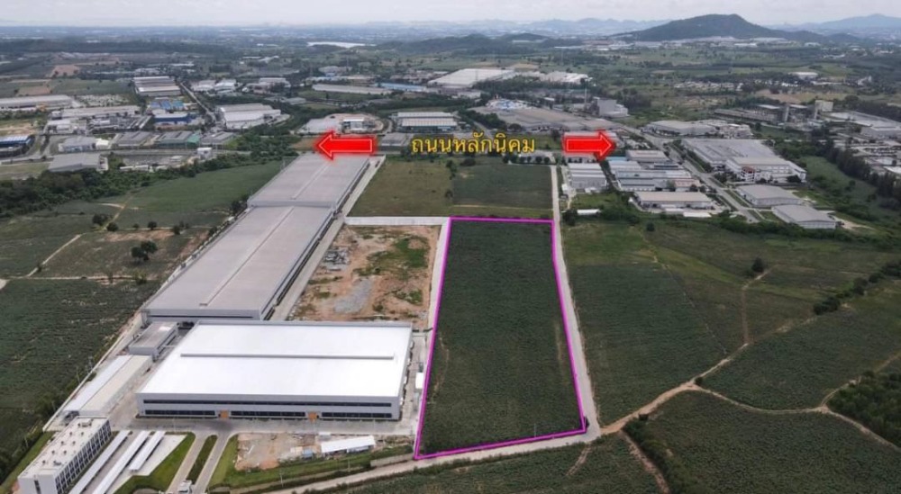 ที่ดิน นิคมอุตสาหกรรมโรจนะ บ่อวิน WHA / (ขาย), Land Rojana Industrial Estate Bowin WHA / (SALE) NEWC148