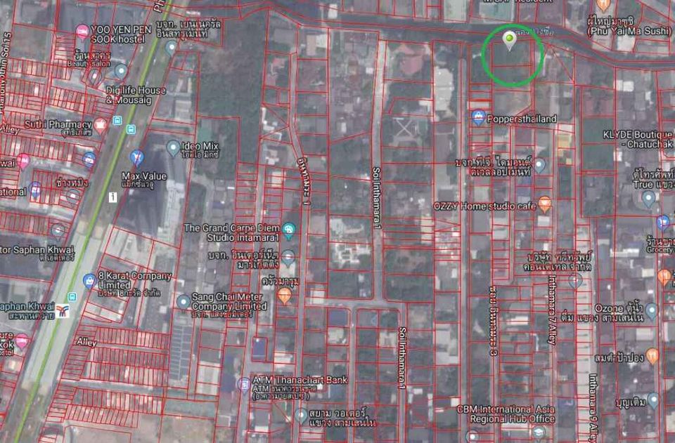 ใกล้ BTS สะพานควาย ✨ ที่ดิน อินทามระ 3 / 179 ตารางวา (ขาย), Land Inthamara 3 / 716 Square Metre (FOR SALE) NUB565