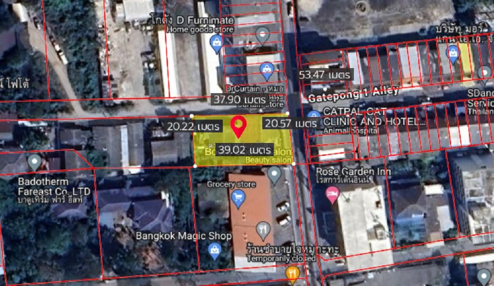 ที่ดินและสิ่งปลูกสร้าง ซอยอ่อนนุช 44 / 200 ตารางวา (ขาย), Land with Building Soi Onnut 44 / 800 Square Metre (FOR SALE) PUY394