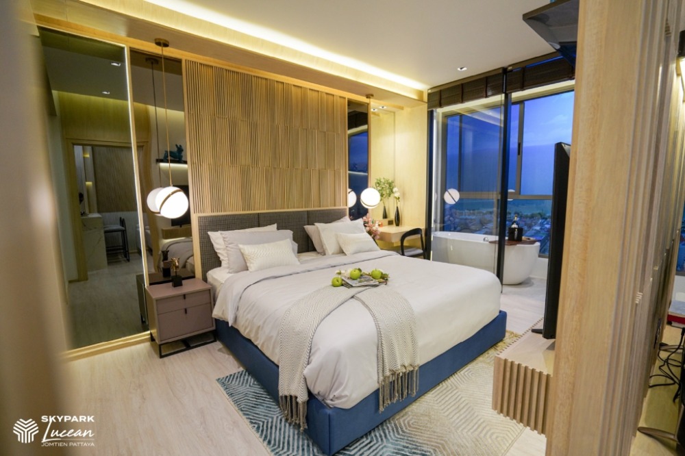 SKYPARK Lucean Jomtien / 1 Bedroom (SALE), สกายพาร์ค ลูเชียน จอมเทียนพัทยา / 1 ห้องนอน (ขาย) NEWC126