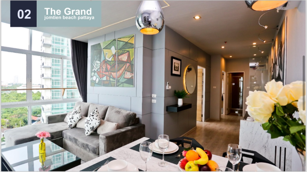 The Grand Jomtien Pattaya Beach / 1 Bedroom (FOR SALE), เดอะ แกรนด์ จอมเทียน พัทยา บีช / 1 ห้องนอน (ขาย) NEWC204