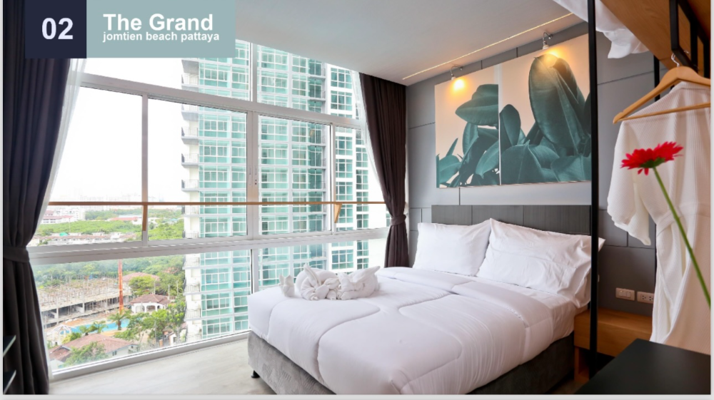 The Grand Jomtien Pattaya Beach / 2 Bedrooms (FOR SALE), เดอะ แกรนด์ จอมเทียน พัทยา บีช / 2 ห้องนอน (ขาย) NEWC205