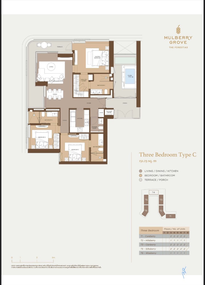 The Forestias Signature Series / 3 Bedrooms (SALE), เดอะ ฟอเรสเทียส์ ซิกเนเจอร์ ซีรีส์ / 3 ห้องนอน (ขาย) PALM807