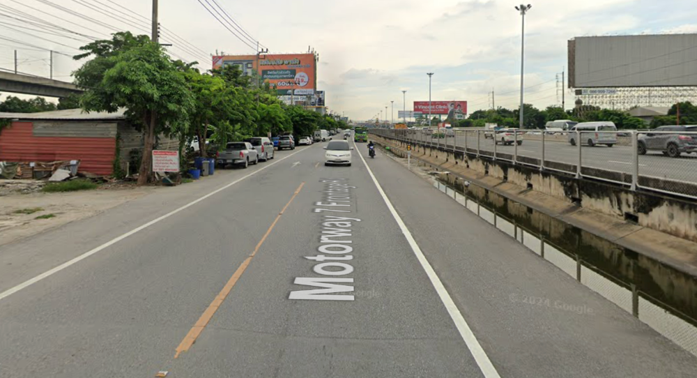 ที่ดิน ติดถนนมอเตอร์เวย์ - กรุงเทพกรีฑาตัดใหม่ / (ขาย), Land Motorway - New Krungthepkreetha / (SALE) PUY426