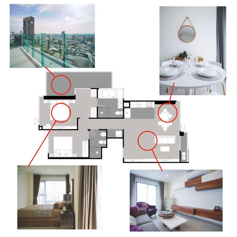 Rhythm Sukhumvit 36 - 38 / 2 Bedrooms (SALE WITH TENANT), ริทึ่ม สุขุมวิท 36 - 38 / 2 ห้องนอน (ขายพร้อมผู้เช่า) HL708