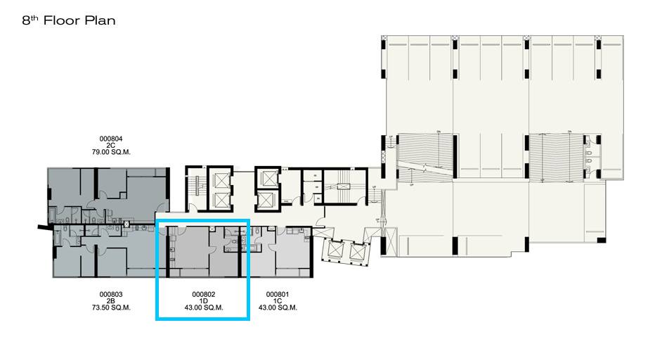 HQ Thonglor / 1 Bedroom (SALE), เอช คิว ทองหล่อ / 1 ห้องนอน (ขาย) HL823