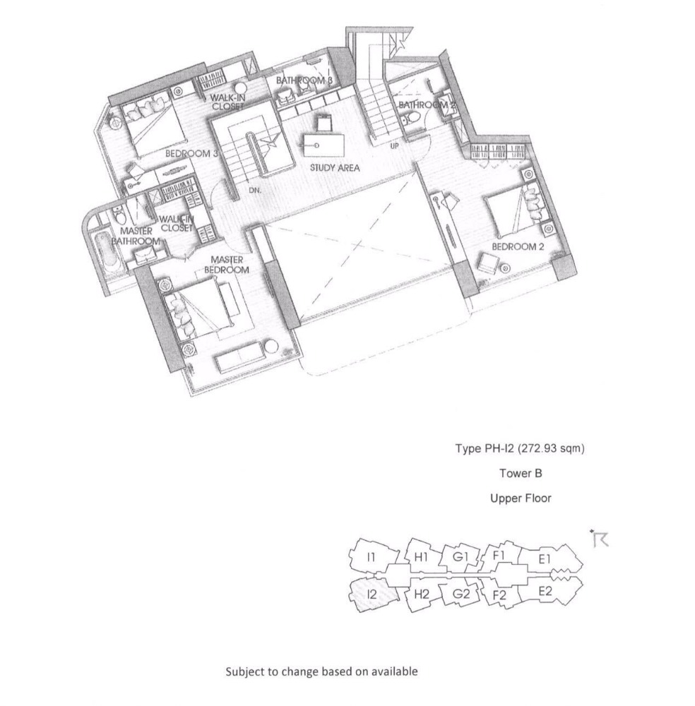 Watermark Chaophraya River / 4 Bedrooms Duplex (SALE), วอเตอร์มาร์ค เจ้าพระยา ริเวอร์ / 4 ห้องนอน (ขาย) NUT1096