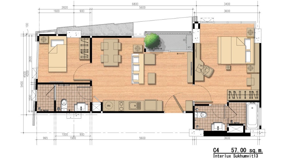 InterLux Premier Sukhumvit 13 / 2 Bedrooms (FOR SALE), อินเตอร์ ลักส์ พรีเมียร์ สุขุมวิท 13 / 2 ห้องนอน (ขาย) JA004