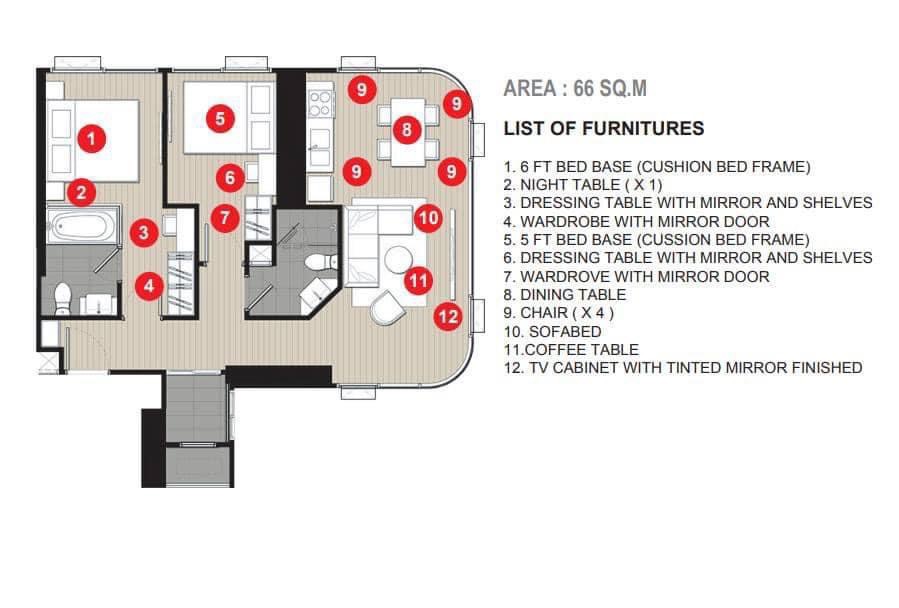 Ashton Chula - Silom / 2 Bedrooms (FOR SALE), แอชตัน จุฬา - สีลม / 2 ห้องนอน (ขาย) DO029