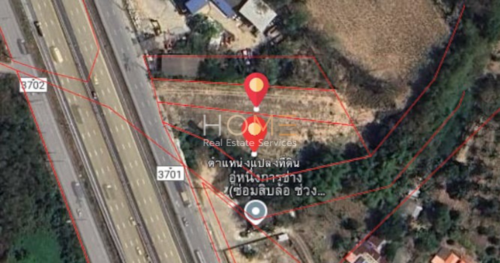 ที่ดิน ติดถนน 3701 ชลบุรี - พัทยา / (ขาย), Land next to Road 3701 Chonburi - Pattaya / (SALE) NEWC327