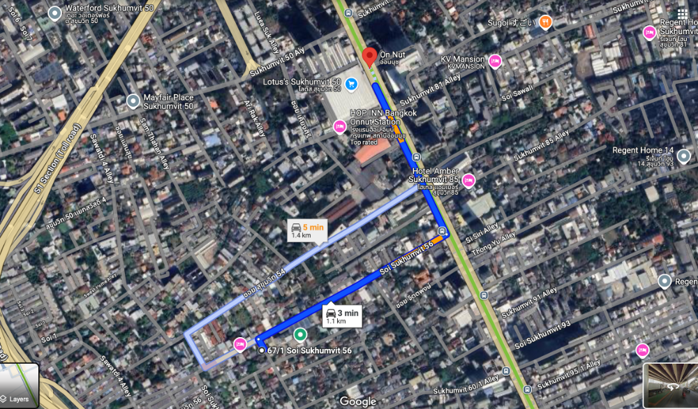 ที่ดินพร้อมสิ่งปลูกสร้าง ซอยสุขุมวิท 56 / 414 ตารางวา (ขาย), Land with Building Soi Sukhumvit 56 / 414 Square Wa (FOR SALE) PUY463