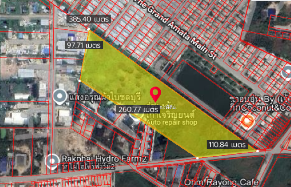 ที่ดิน ต.มาบโป่ง อ.พานทอง / (ขาย), Land Tambon Map Pong Amphoe Phan Thong / (SALE) AA175