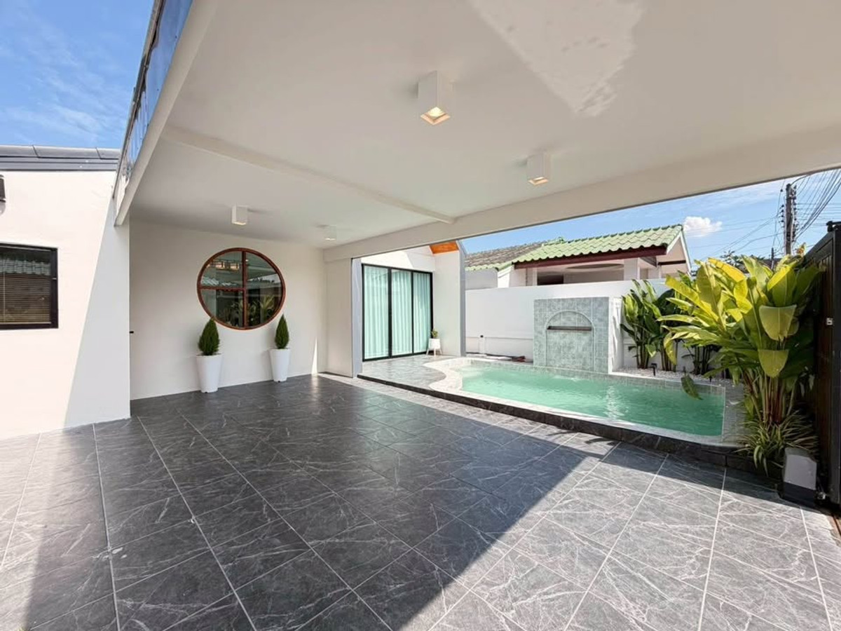 บ้านเดี่ยวพูลวิลล่า เลียบทางาถไฟพัทยาเหนือ / 3 ห้องนอน (ขาย), Detached House Pool Villa Near The Pattaya North Railway Line