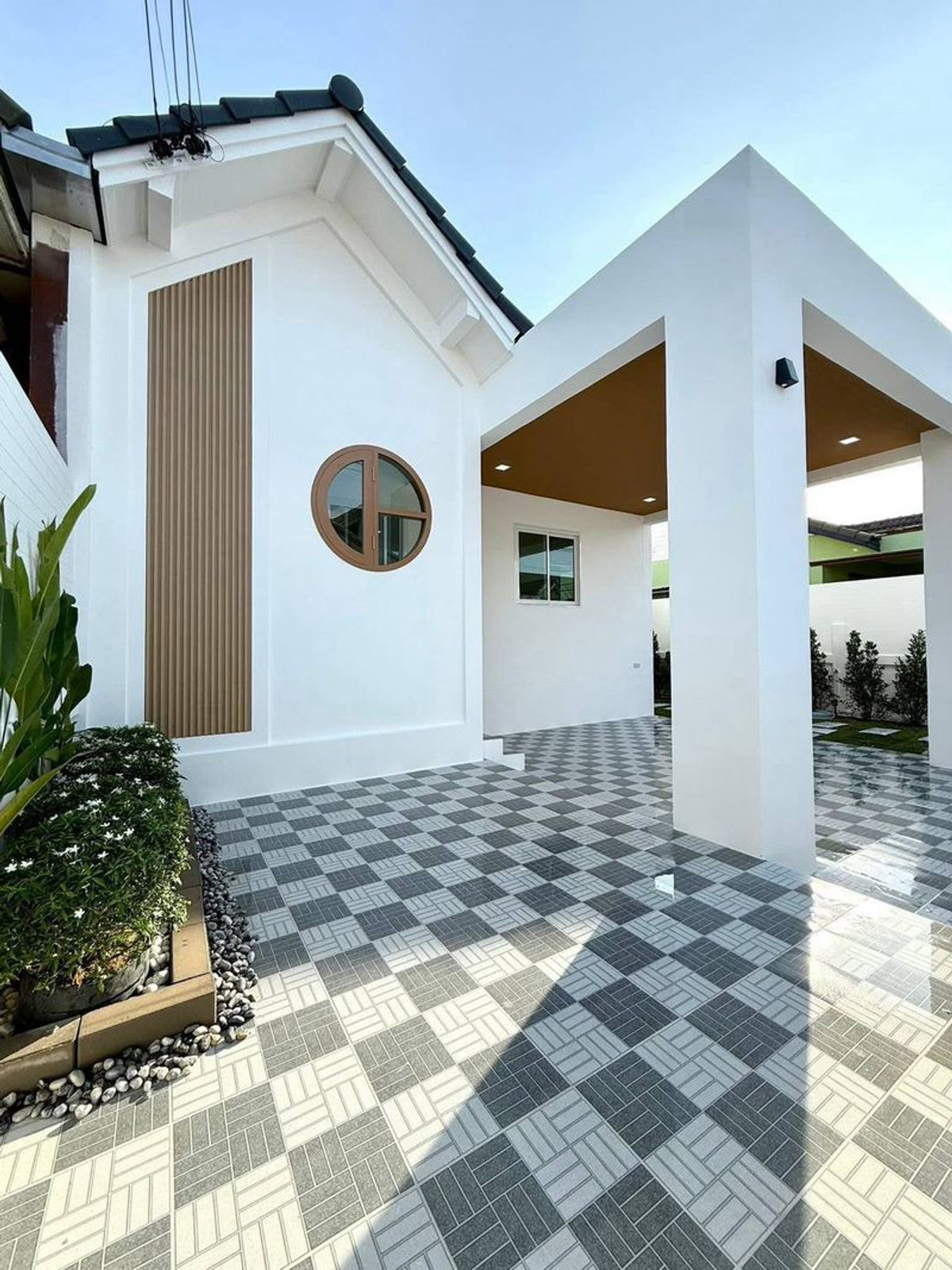 บ้านชั้นเดียว เก้ากิโล ชลบุรี / 3 ห้องนอน (ขาย), One - story house nine kilometers, Chonburi / 3 Bedrooms (FOR SALE) YEAN082