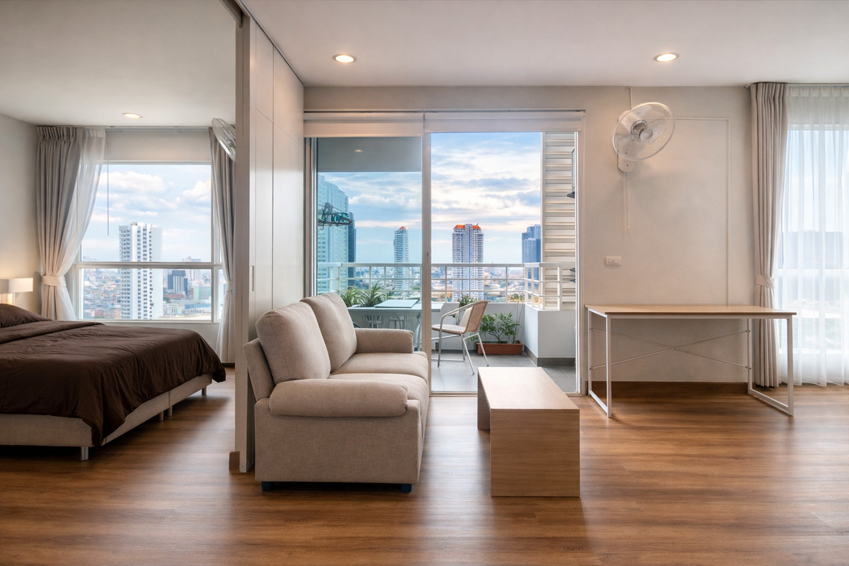 The Light House Sathorn - Chareonnakorn / 1 Bedroom (FOR SALE), เดอะ ไลท์เฮ้าส์ สาทร - เจริญนคร / 1 ห้องนอน (ขาย) PT087