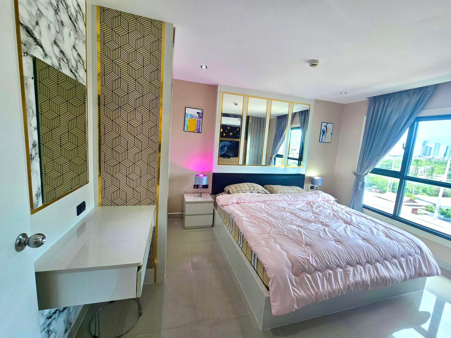 Porchland 3 The Blue Residence / 1 Bedroom (FOR RENT), พอชแลนด์ 3 เดอะบลู เรสซิเดนซ์ / 1 ห้องนอน (ให้เช่า) AM157