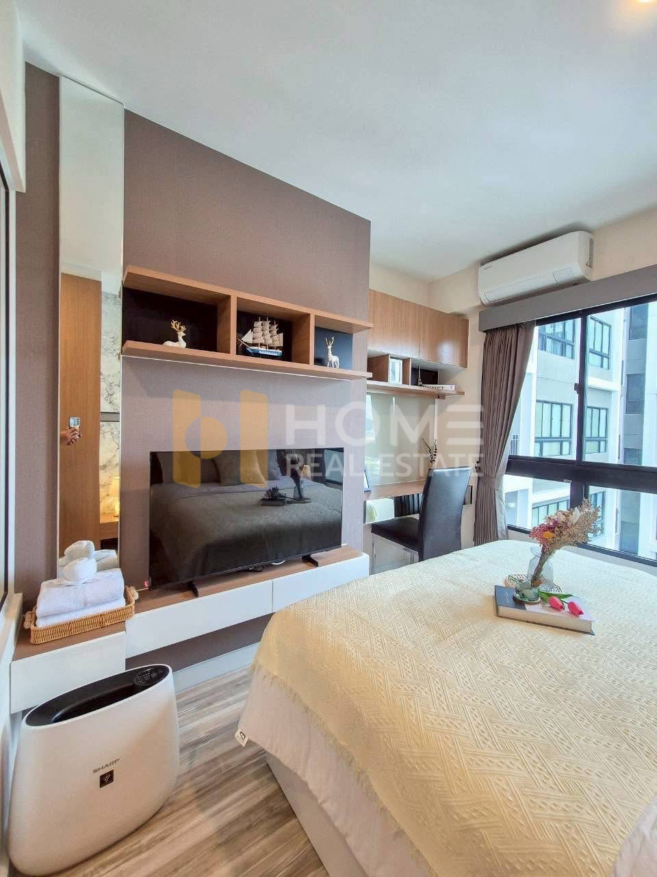 Plus Condominium Sriracha / 1 Bedroom (FOR RENT), พลัส คอนโดมิเนียม ศรีราชา / 1 ห้องนอน (เช่า) YEAN215