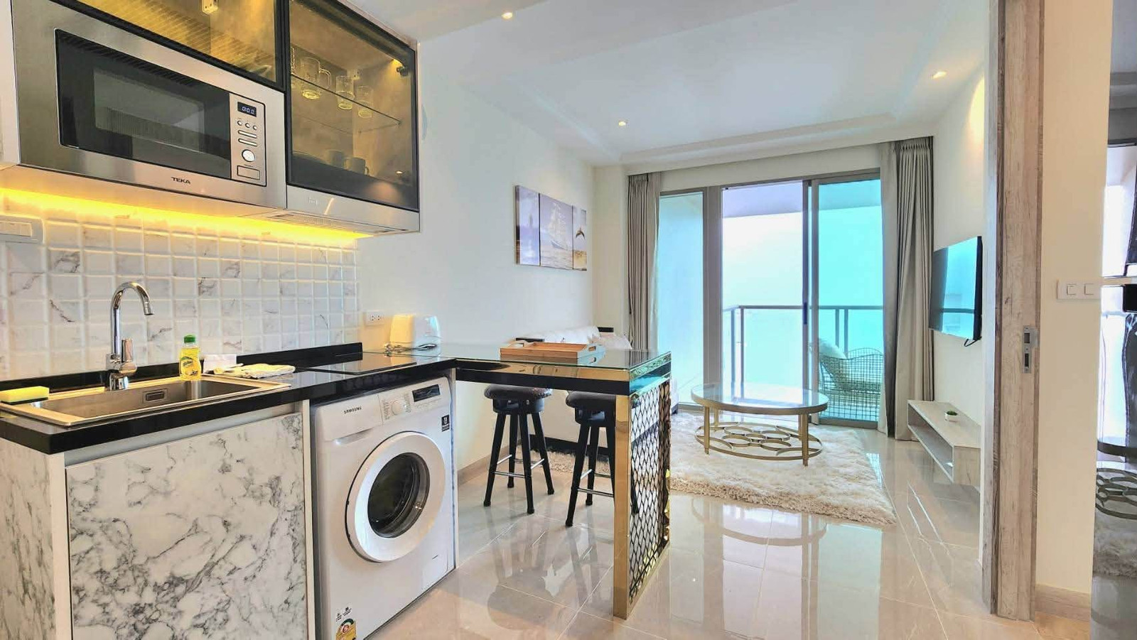 The Riviera Monaco Pattaya / 1 Bedroom (FOR RENT), เดอะ ริเวียร่า โมนาโก พัทยา / 1 ห้องนอน (เช่า) KP042