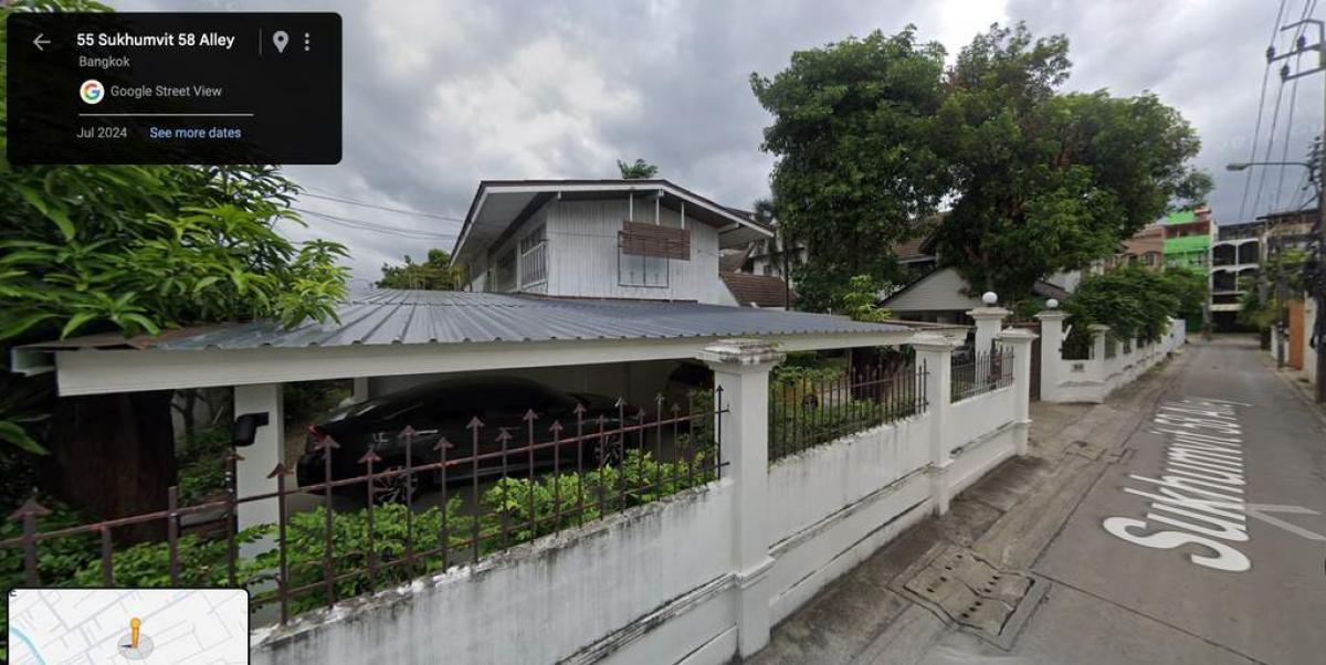 ที่ดินพร้อมสิ่งปลูกสร้าง ซอยสุขุมวิท 56 / 4 งาน 14 ตร.วา (ขาย), Land with buildings, Sukhumvit Soi 56. / 14 Square Wa (FOR SALE) GNG194