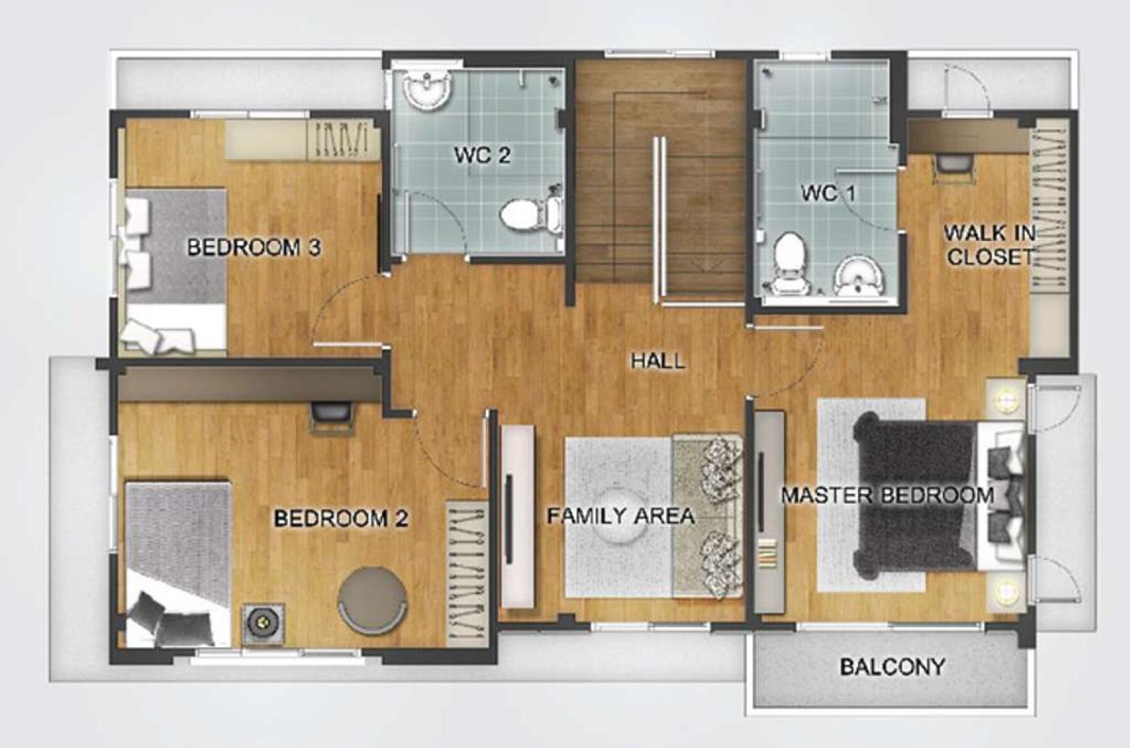 ไลฟ์ บางกอก บูเลอวาร์ด รามอินทรา 65 / 3 ห้องนอน (ให้เช่า), Life Bangkok Boulevard Ramintra 65 / 3 Bedrooms (FOR RENT) TAN904