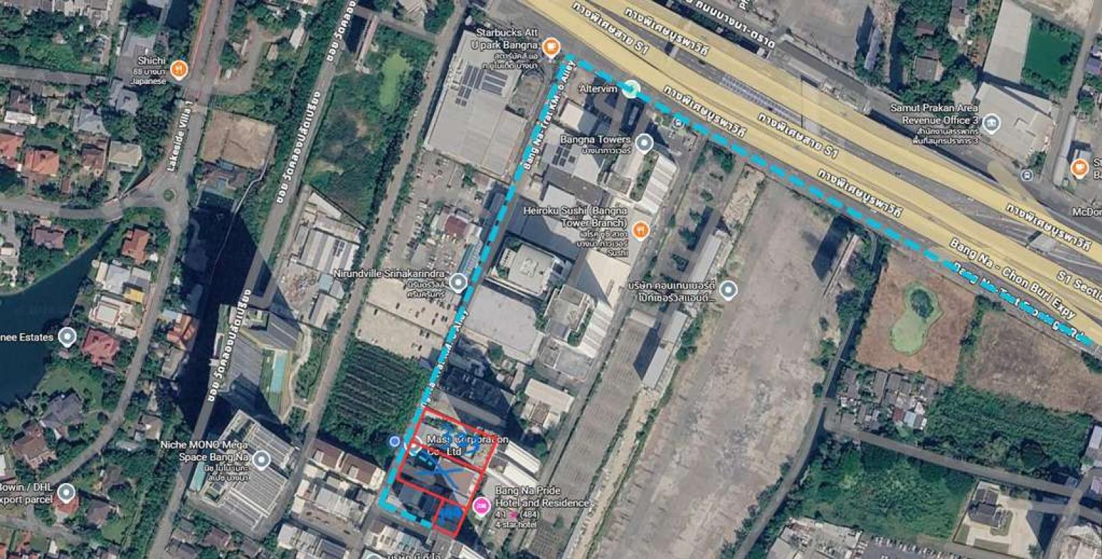 ที่ดินบางนากม.6 / 323 ตร.วา (ขาย), Land at Bang Na KM 6. / 323 Square Wa (FOR SALE) POON301
