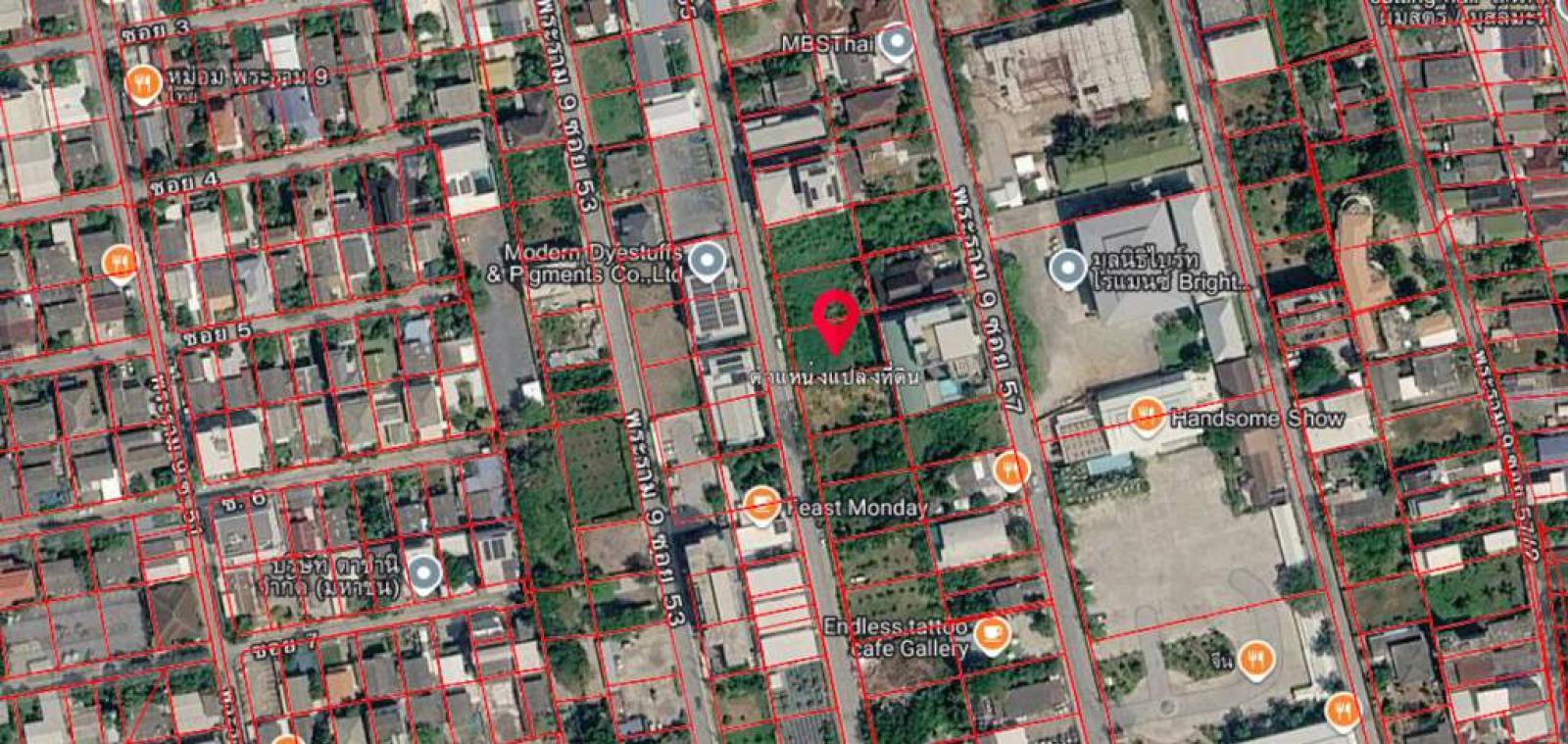 ที่ดิน พระราม 9 ซอย 55 / 1 งาน 71 ตร.วา (ขาย), Land plot, Rama 9 Soi 55 / 71 Square Wa (FOR SALE) BZD248