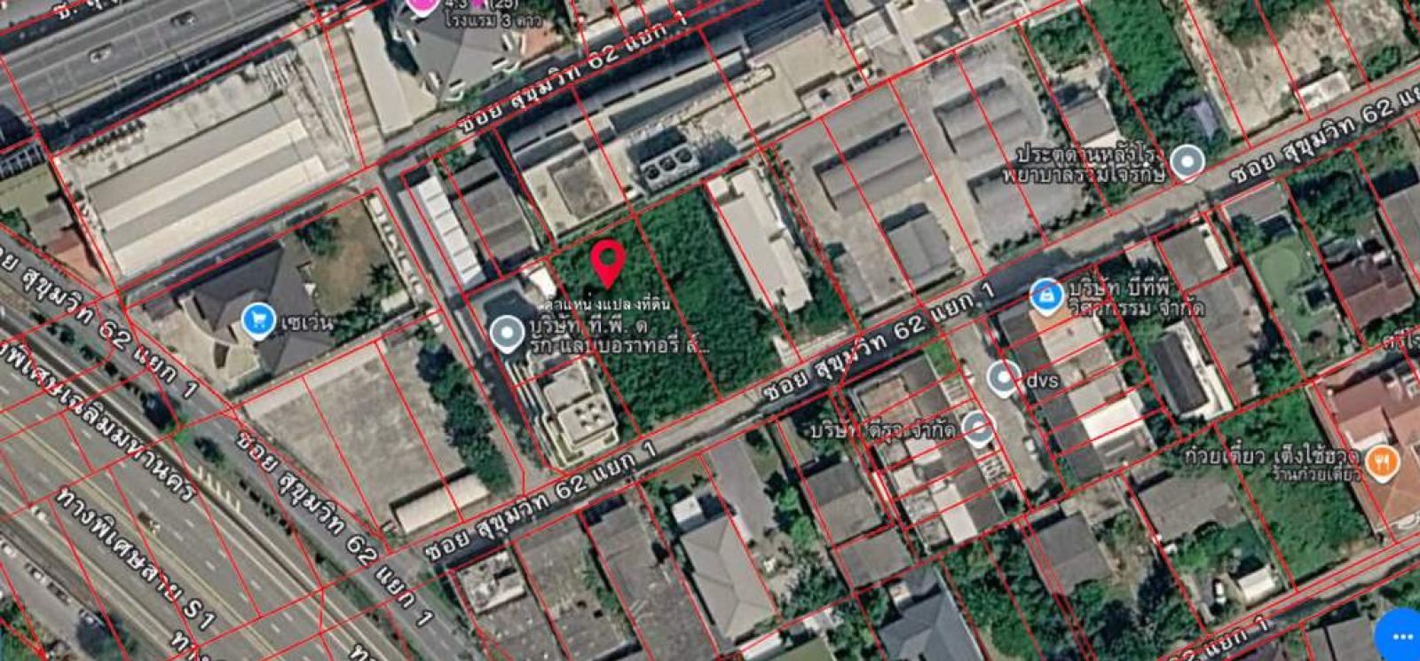 ที่ดิน 342 ตร.วา. สุขุมวิท 62 แยก 1 / 342 ตร.วา (ขาย), Land plot of 342 square wah, Sukhumvit 62, Soi 1. / 342 Square Wa (FOR SALE) PALM899