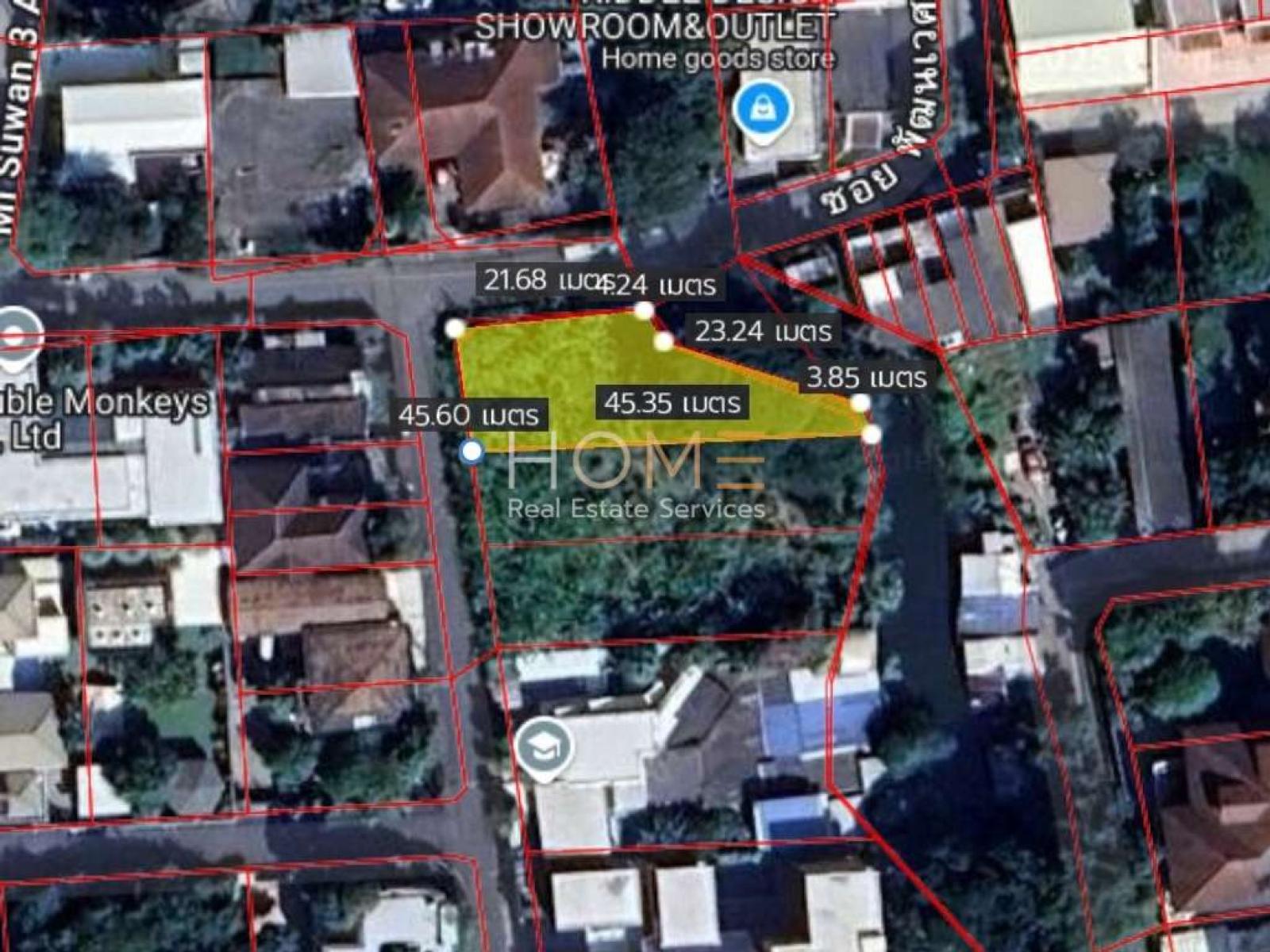 ที่ดินเปล่า 129 ตร.ว. ปรีดีพนมยงค์ 14 (แปลงด้านนอก) / 129 ตร.วา (ขาย), Vacant land, 129 sq.wa., Pridi Phanomyong 14 (outer plot). / 129 Square Wa (FOR SALE) GNG246