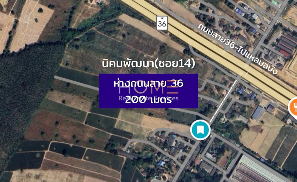 ที่ดิน 22 ไร่ นิคมพัฒนา ผังม่วง (ขาย), 22 rai of land Nikhom Phatthana, purple zoning (FOR SALE) KP202
