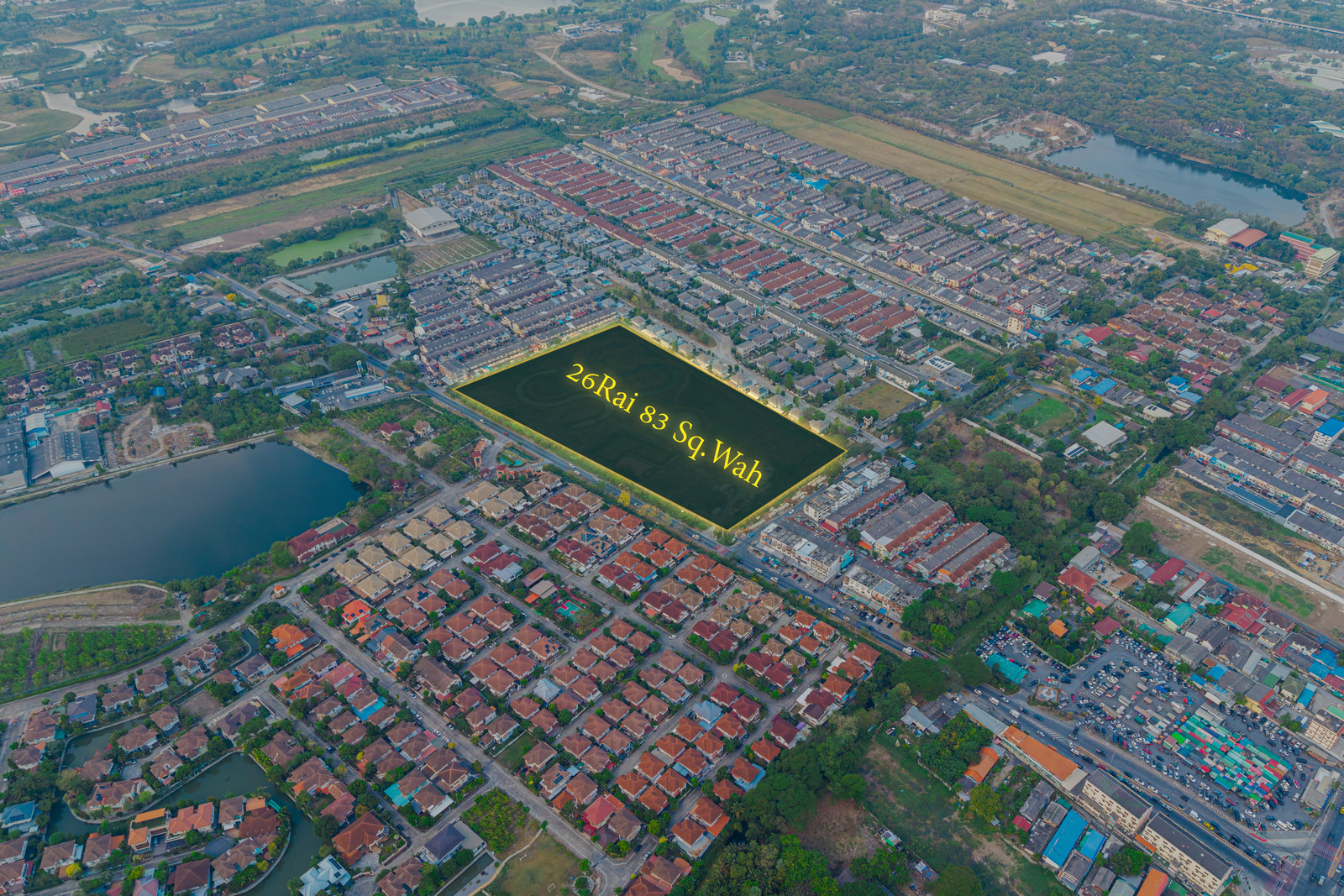 ผืนใหญ่ 26 ไร่ ติดถนนพระยาสุเรนทร์ 🔥 ที่ดิน พระยาสุเรนทร์ / (ขาย), Land Phraya Surendra / (FOR SALE) AA608