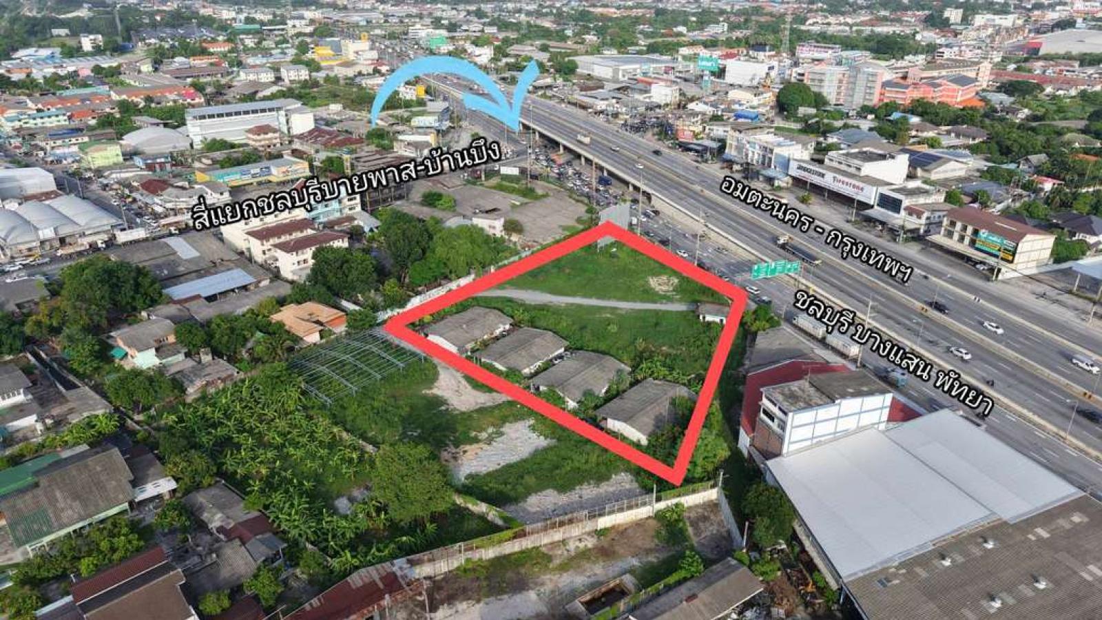 ที่ดิน บายพาส บ้านบึง ชลบุรี / 3 ไร่ 2 งาน 50 ตร.วา (ขาย), Land on the Ban Bueng bypass, Chonburi. / 50 Square Wa (FOR SALE) NANN031