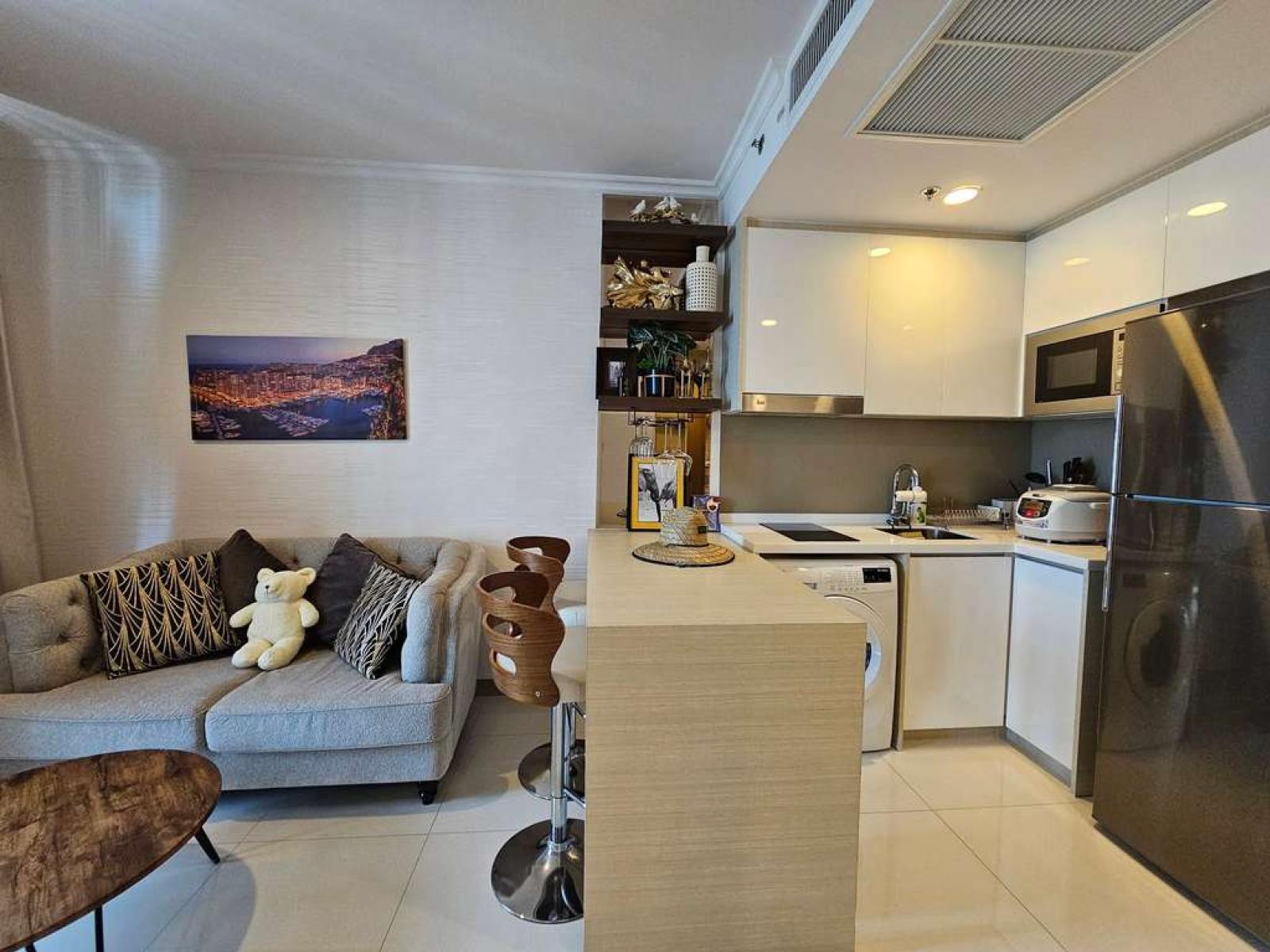 The Riviera Wong Amat Beach / 1 Bedroom (FOR RENT), เดอะ ริเวียร่า วงศ์อมาตย์ บีช / 1 ห้องนอน (ให้เช่า) KP222