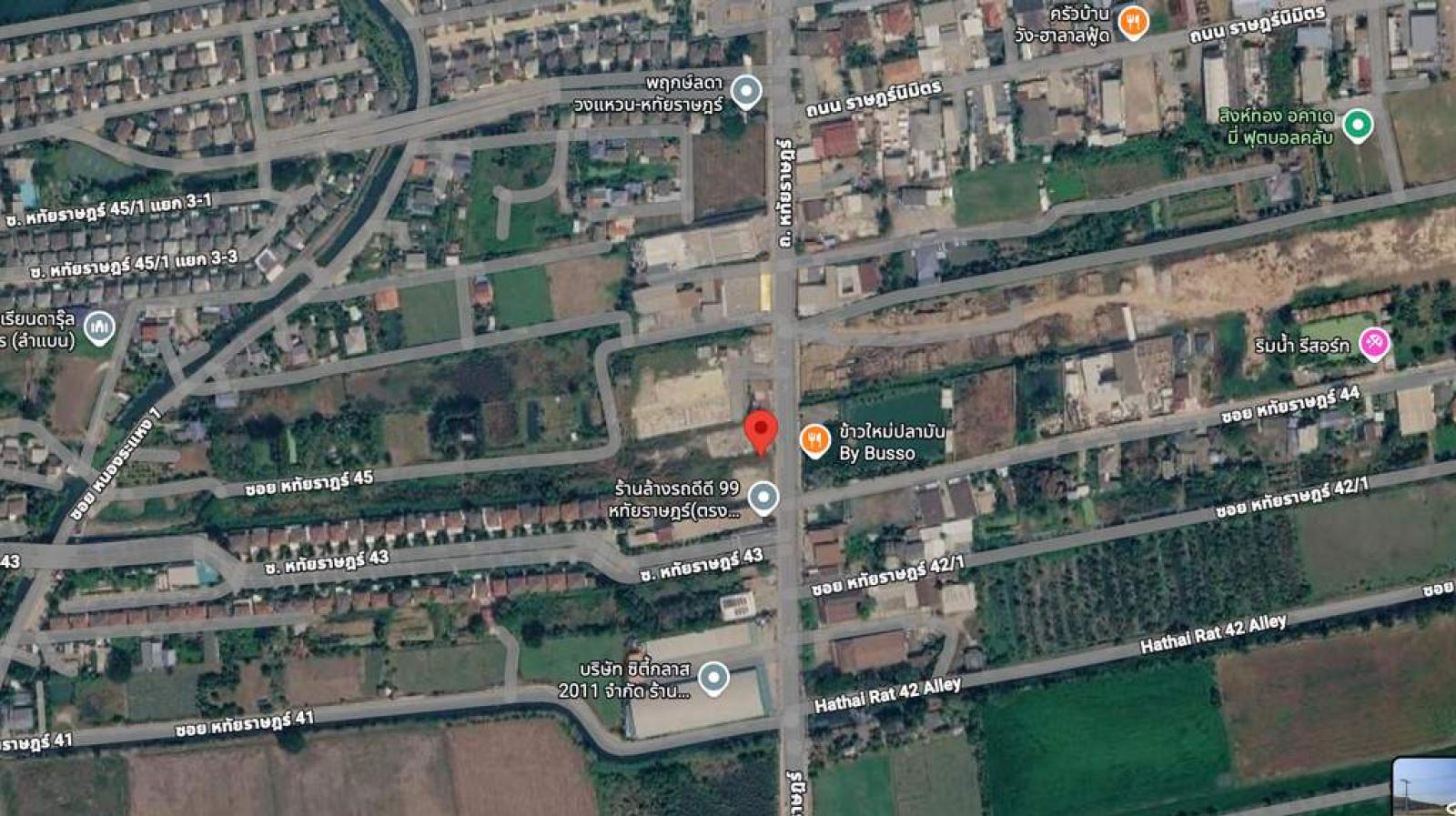 ที่ดินติดถนนใหญ่หทัยราษฏร์ / 3 ไร่ 380 ตร.วา (ขาย), Land located next to Hathairat main road. / 380 Square Wa (FOR SALE) TPM464