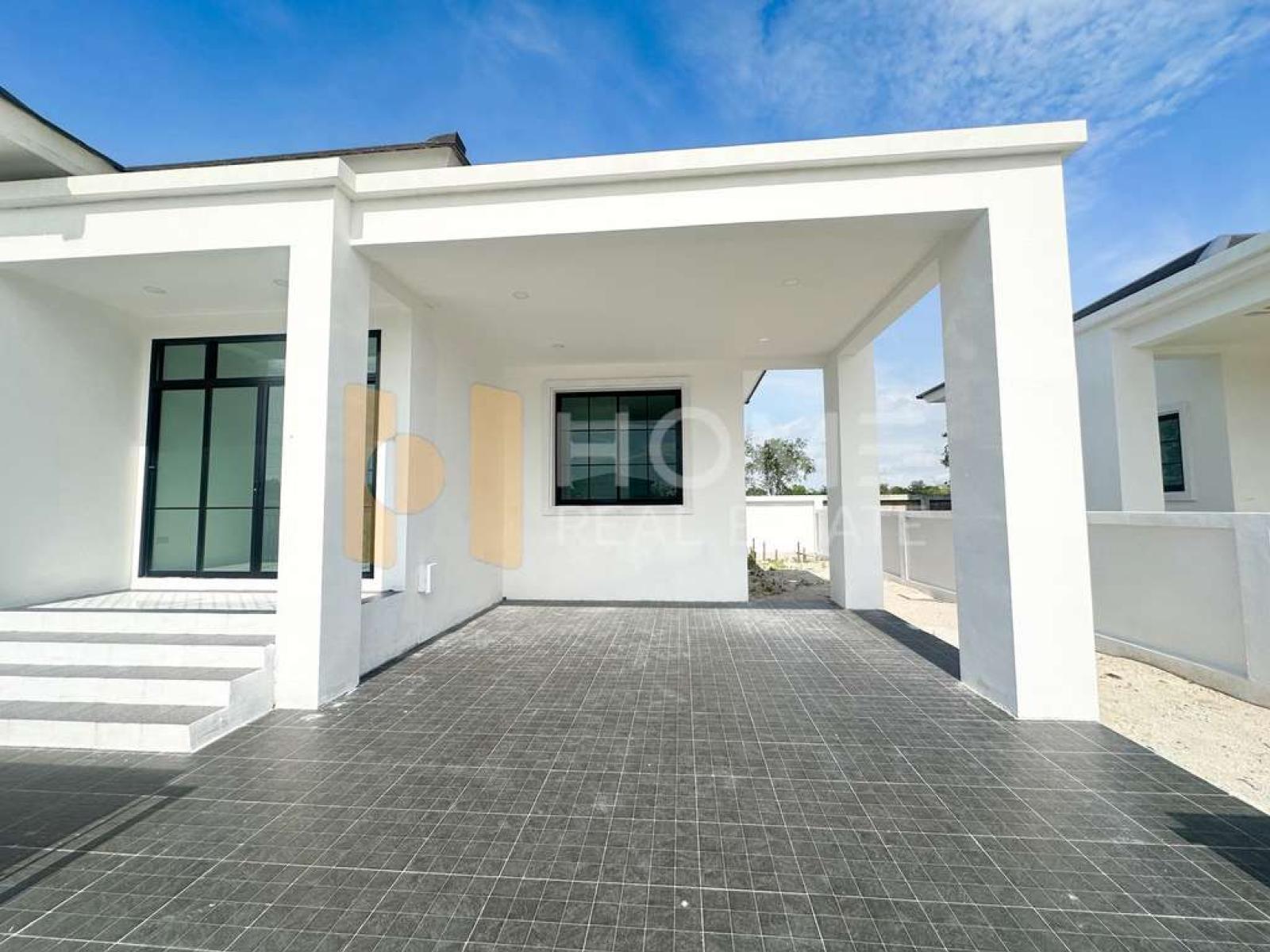 บ้านเดี่ยวชั้นเดียว หนองตำลึง พานทอง ชลบุรี / 3 ห้องนอน (ขาย), Single-story detached house, Nong Tamlung, Phan Thong, Chonburi. / 3 Bedrooms (FOR SALE) NANN051